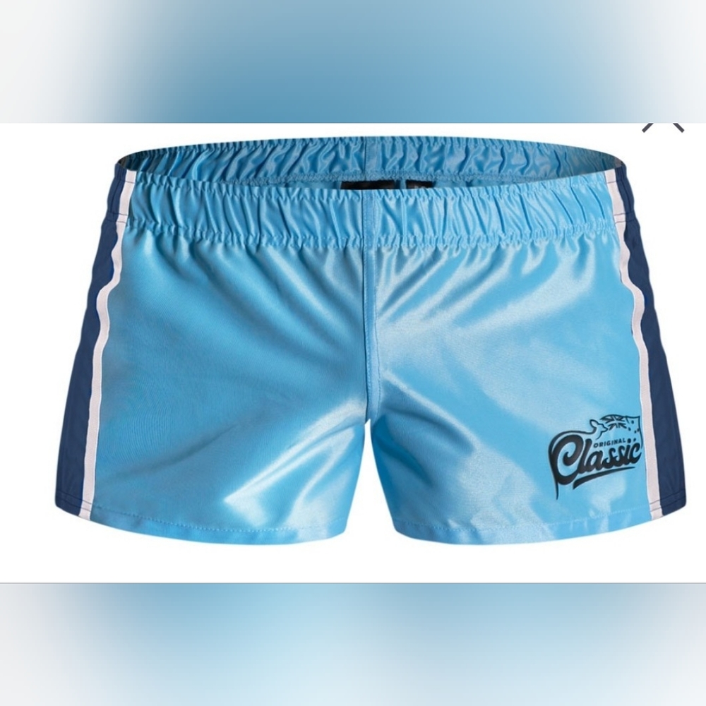 Men's Aussiebum Rugby shorts 2 Size M and 2 size large light blue